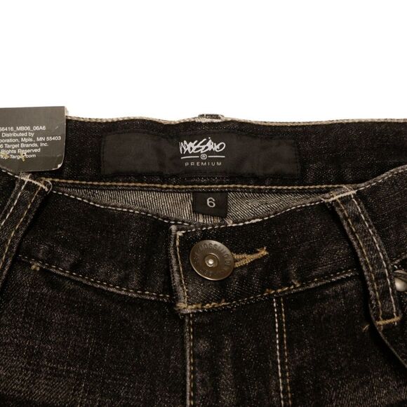 Mossimo Skinny Ankle Jeans Size 6 Womens Black Denim Stretch Measures 31 x 25 - Picture 8 of 12